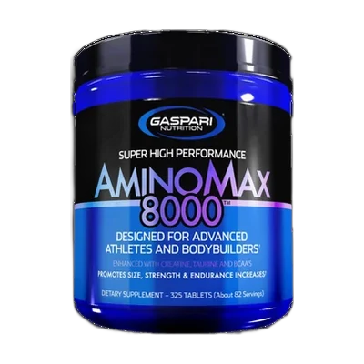 Gaspari Nutrition AminoMax 8000: Advanced Amino Acids for Muscle Recovery, Growth and Endurance - Creatine, Leucine, Taurine, and BCAAs
