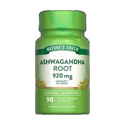 Nature's Truth Ashwagandha Supplement Capsules | 920 mg | 90 Count | Non-GMO & Gluten Free