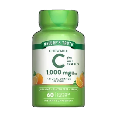 Nature's Truth Chewable Vitamin C with Rose Hips
