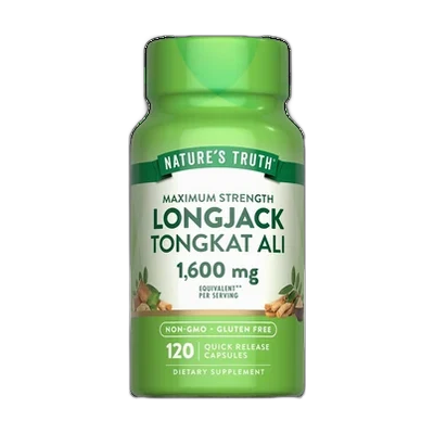 Nature's Truth Longjack Tongkat Ali | 1600mg | 120 Capsules | Non-GMO & Gluten Free Supplement