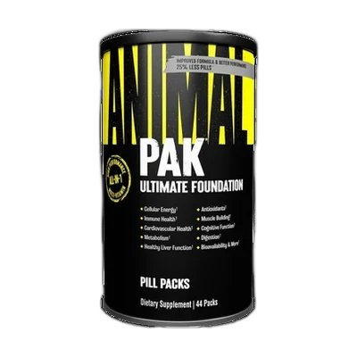 Animal Pak - Convenient Multivitamin for Men & Women Daily All-in-One Vitamin & Supplement Pack - Zinc, Vitamins C, B, D, Amino Acids, and Immune Support - Sports Nutrition Perform