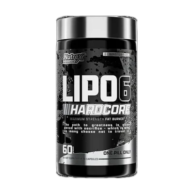 Nutrex Research Lipo-6 Hardcore Supplement, Supports Metabolism & Energy, Dietary Capsules