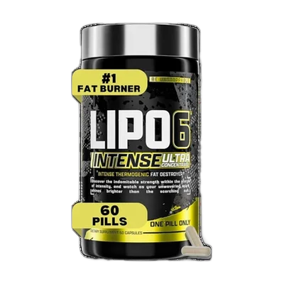 Nutrex Research Lipo6 Black Intense Ultra Concentrate Thermogenic Belly Fat Burner for Men and Women | Diet Weight Loss Supplement and Appetite Suppressant